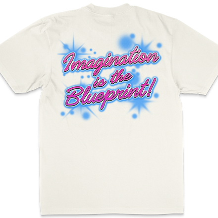 "IMAGINATION" Heavyweight Tee [CREAM]