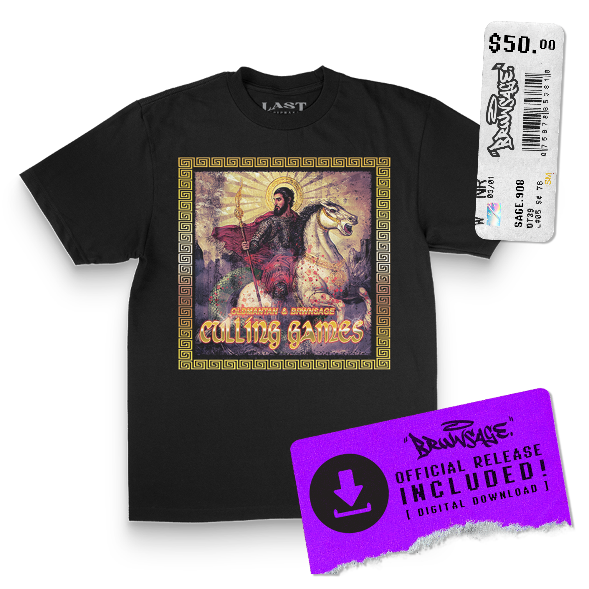 "CULLING GAMES" Heavyweight Tee Bundle [BLACK]