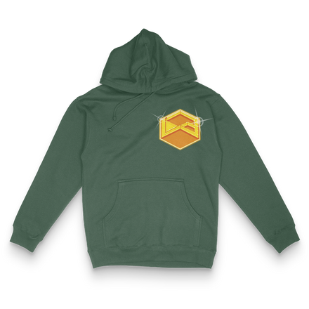 PRE-ORDER "CHROME" Heavyweight Pullover [FOREST GREEN]