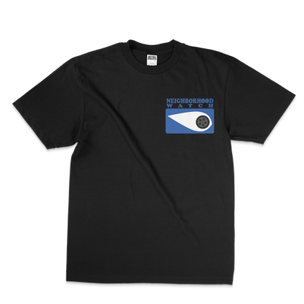 "Neighborhood Watch" Heavyweight Crop Tee [BLACK]
