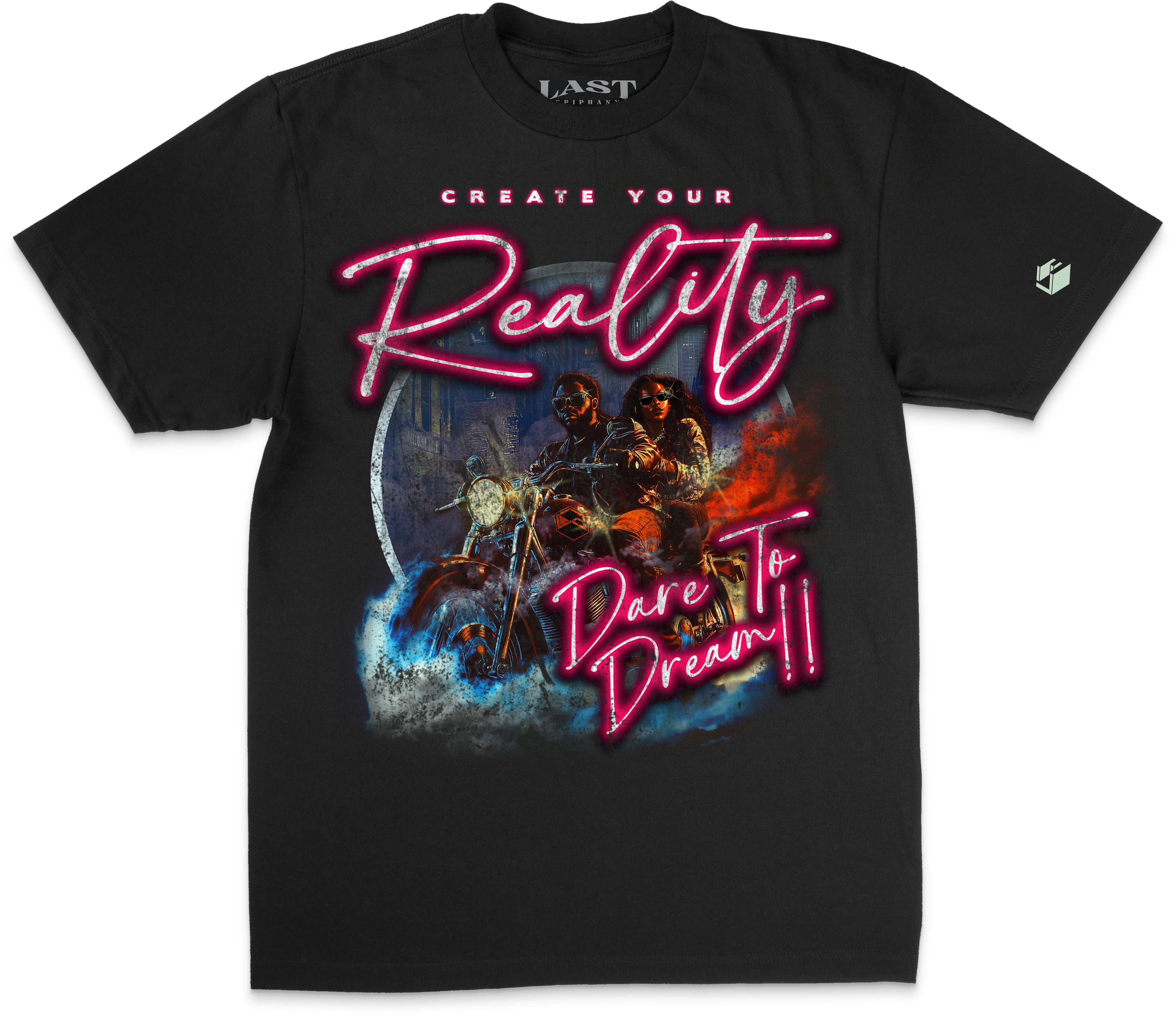 "DARE2DREAM" Heavyweight Tee [BLACK]