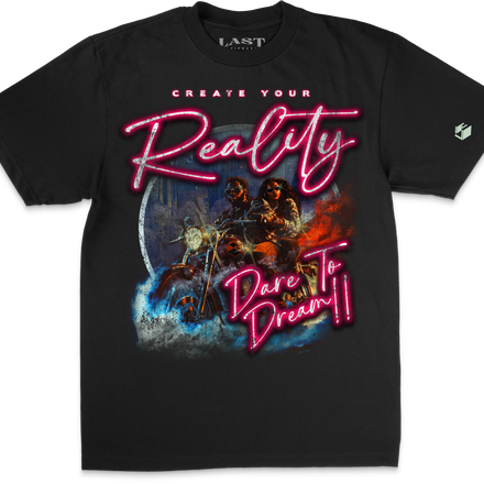 "DARE2DREAM" Heavyweight Tee [BLACK]