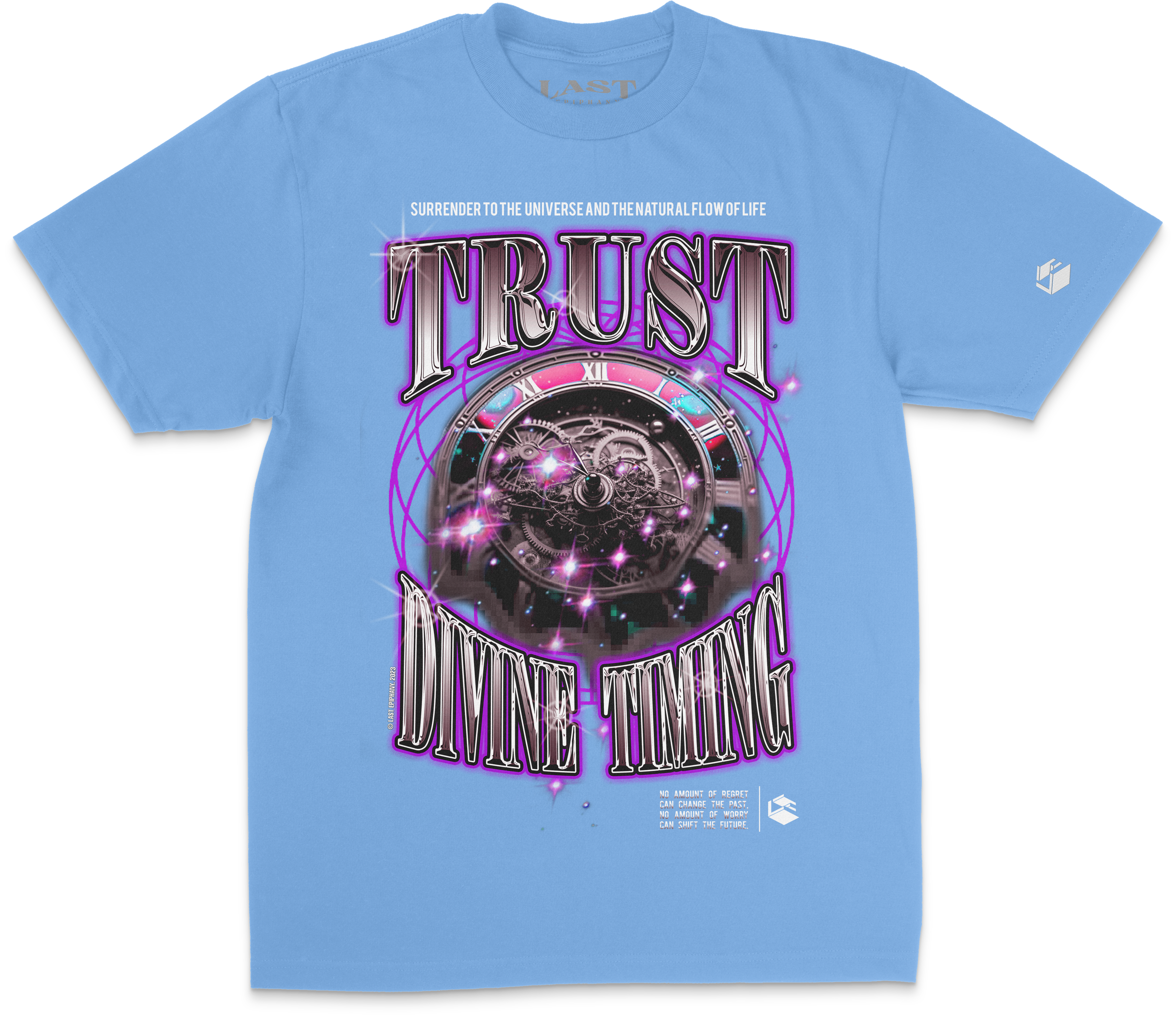 "TRUST" V2 Heavyweight Tee [Powder Blue]